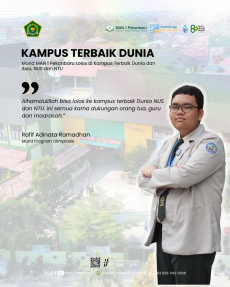 Murid MAN 1 Pekanbaru Lolos di Kampus Terbaik Dunia dan Asia, NUS dan NTU